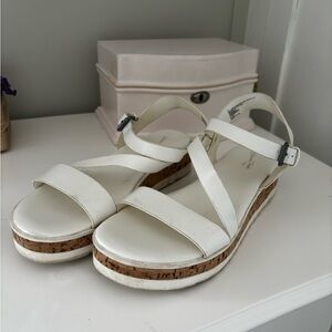 White Universal Thread Sandals